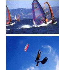 windsurfing